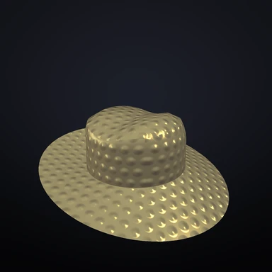 Golden Golf Fedora